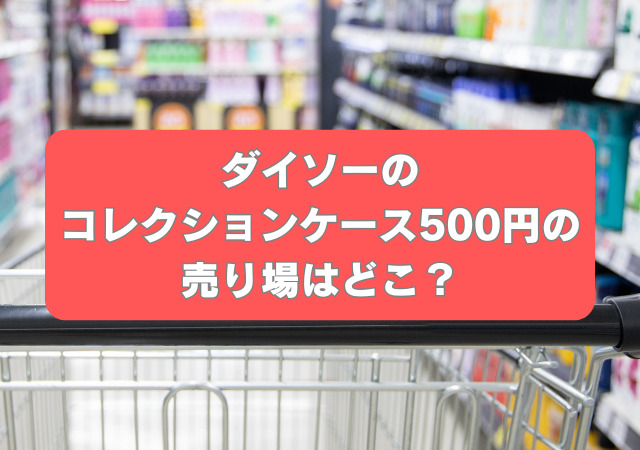 ダイソー,コレクションケース,500円